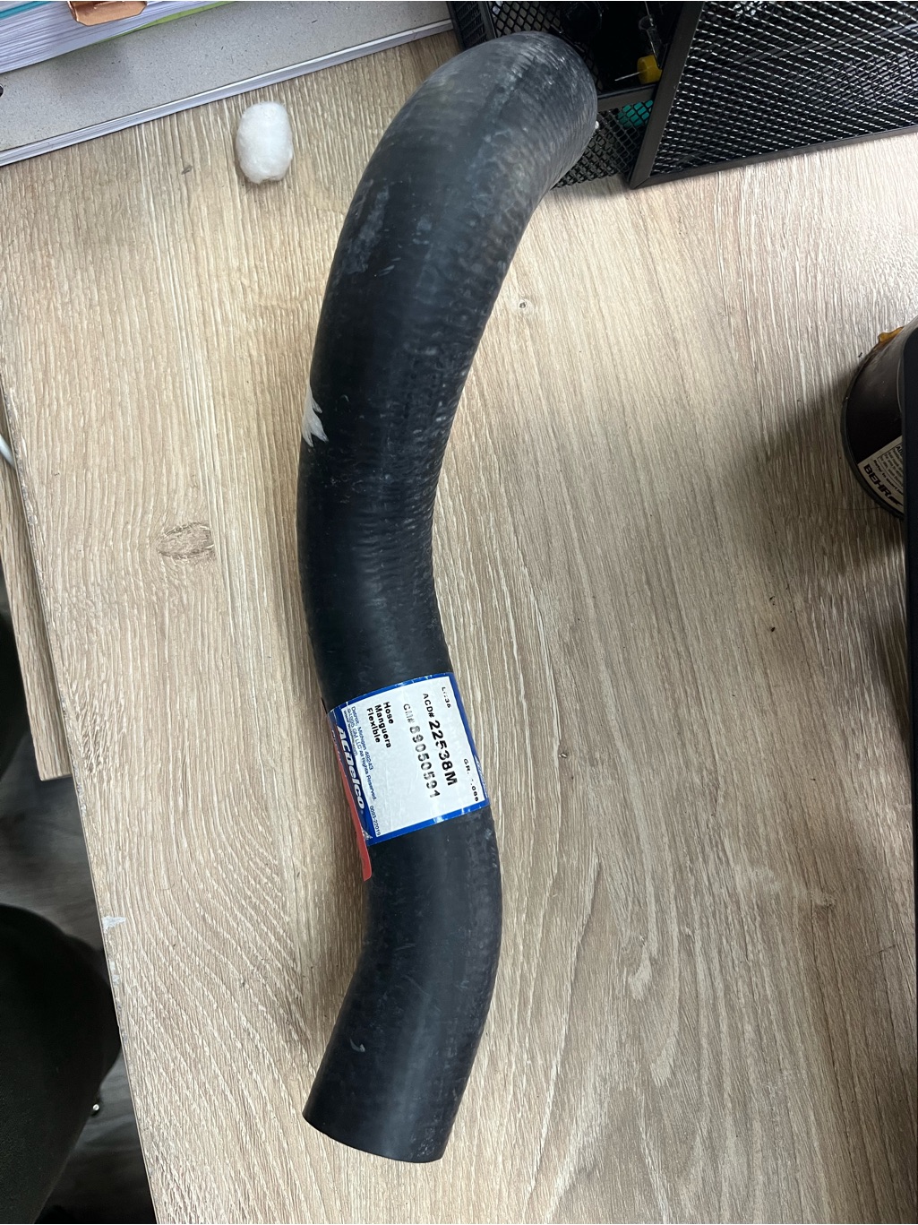 Black Curved Rubber Hose  Men Other